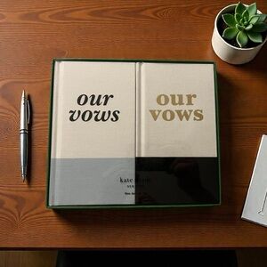 Kate Spade “Our Vows” Journal Set